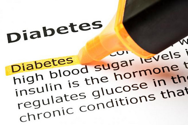 Highlighting the word Diabetes